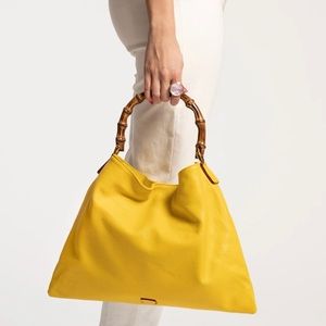 NWT FRANCES VALENTINE MURIEL TUMBLED LEATHER TOTE